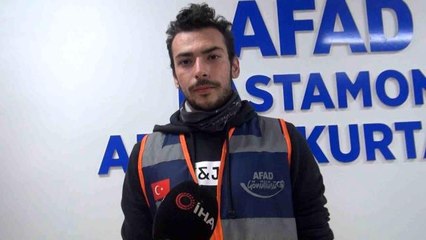 Depremzedelerin yardımına koşan AFAD gönüllüsü Tuncay: "Duygusal anlar yaşadık"