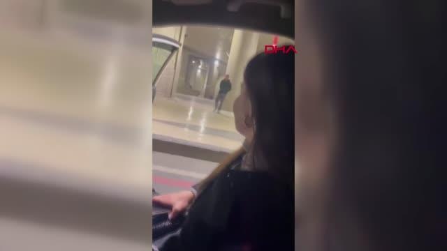 TAKSİM'DE TAKSİCİYLE TURSİT YOLCU ARASINDAKİ ÜCRET TARTIŞMA