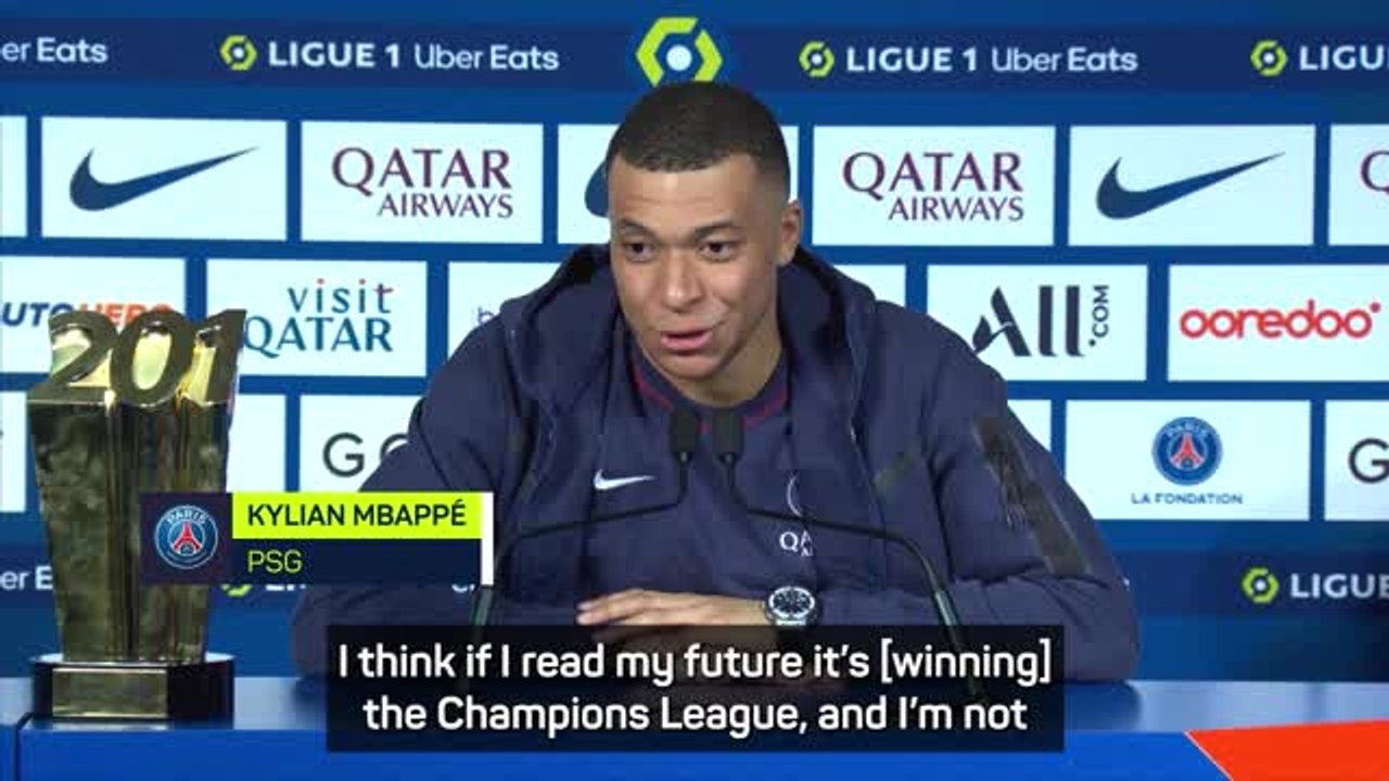 Mbappe happy at PSG but admits winning Champions League is his future