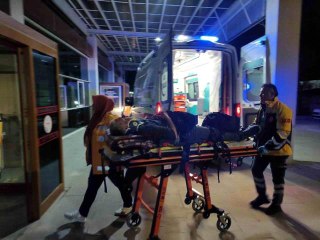 Konya'da kaçış rampasına giren kamyon kayalıklara çarptı: 1 yaralı