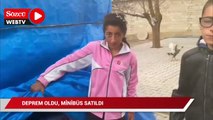 Deprem oldu, okul servisi satıldı, eğitimleri yarıda kaldı.. Haydi çocuklar çadıra