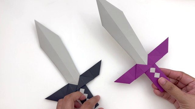 How To Make Easy Paper Sword Toy For Kids / Nursery Craft Ideas / Paper Craft Easy / KIDS crafts