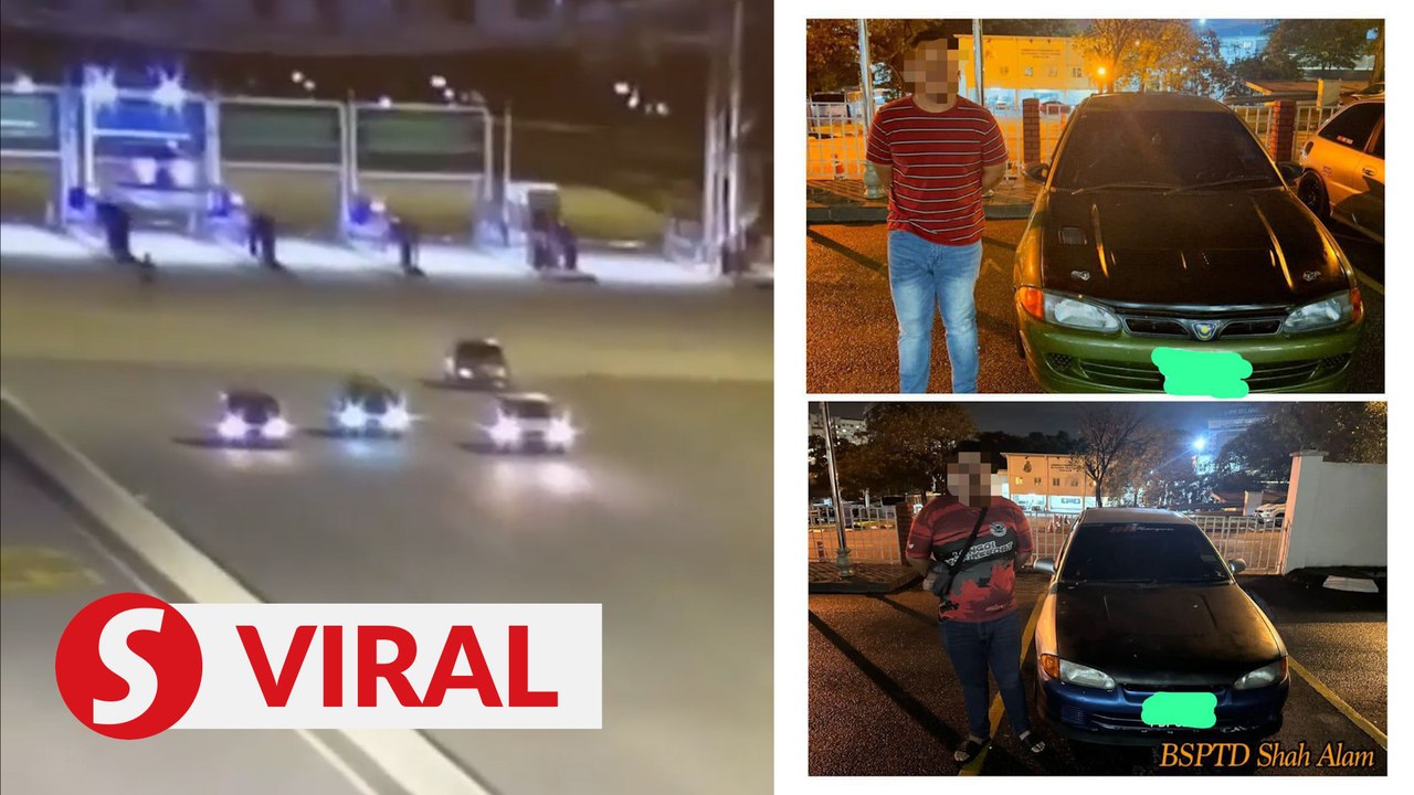 Two nabbed for illegal racing on DASH