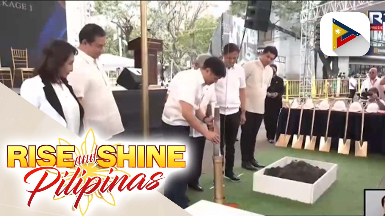 Pang. Marcos Jr., pinangunahan ang groundbreaking ceremony ng unang bus rapid transit system sa bansa
