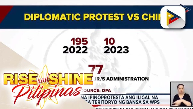 Pilipinas, patuloy na ipinoprotesta ang iligal na presensiya ng China sa teritoryo ng bansa sa WPS 