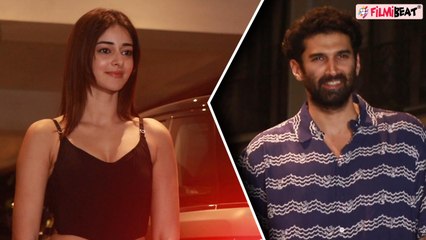 Rumoured Couple Aditya Roy Kapoor-Ananya Pandey देर रात दिखें Party में साथ, Video Viral! FilmiBeat