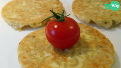 Galettes de coquillettes & parmesan