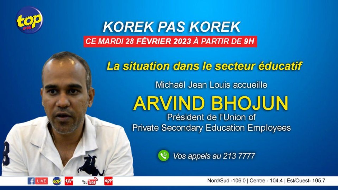 Sur Top Fm ce mardi 28 février à partir de 9 heures : La situation dans le secteur éducatif au cœur de l’émission Korek Pas Korek