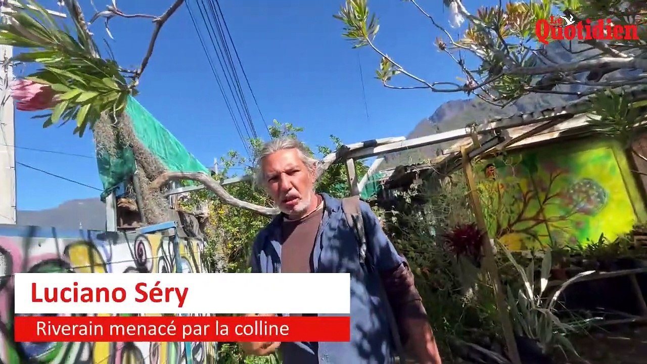 Glissement de terrain rue des Pins