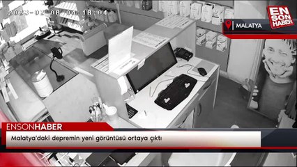 Malatya'daki depremin yeni görüntüsü ortaya çıktı