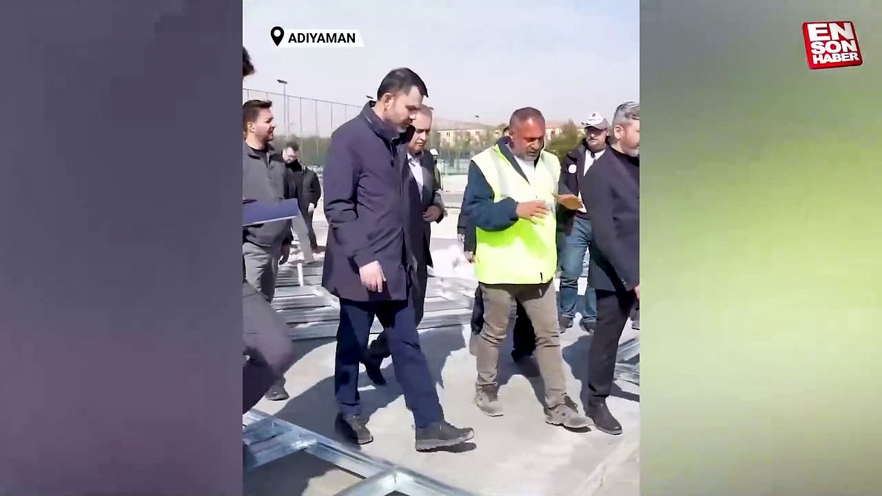 Murat Kurum paylaştı: 15 bin kişilik iki ayrı geçici barınma alanı yapıyoruz