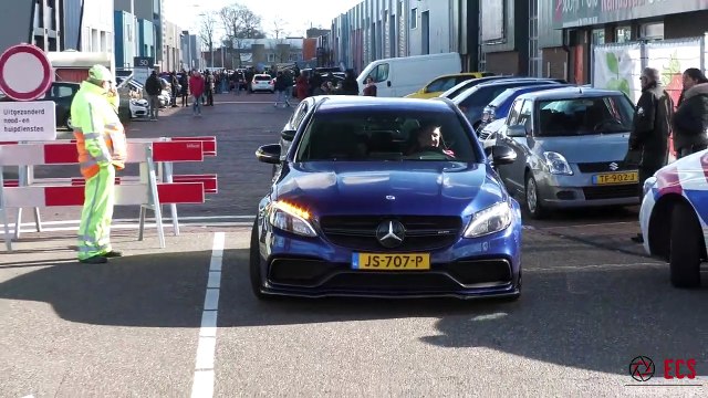 600HP Mercedes C63 S AMG Estate with Decat iPE Exhaust - LOUD Accelerations - Revs -