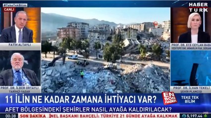 Şehir Plancısı Prof. Dr. İlhan Tekeli canlı yayında koltuktan düştü