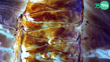 Feuilleté poire chocolat