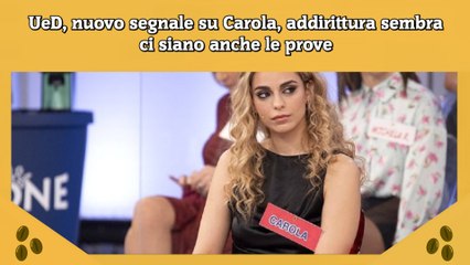 Download Video: UeD, nuovo segnale su Carola, addirittura sembra ci siano anche le prove