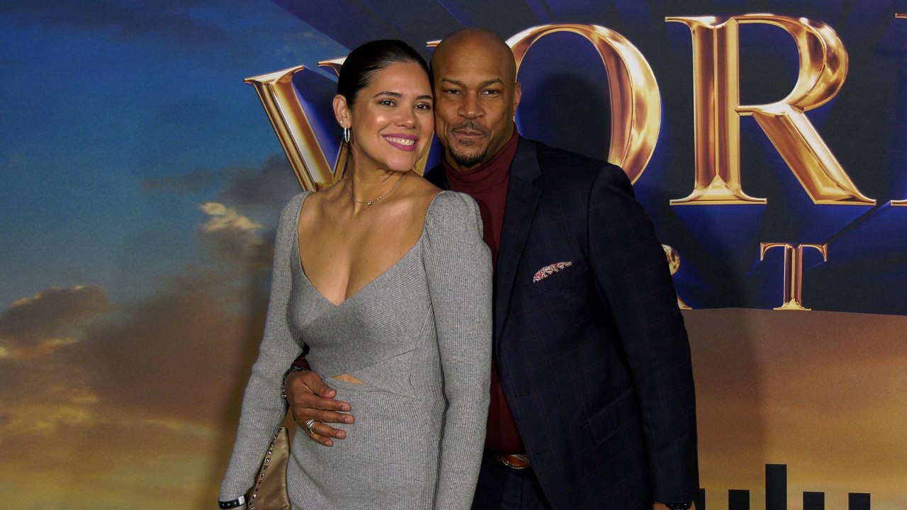 Adris Debarge and Finesse Mitchell "History of the World: Part II" Premiere Black Carpet