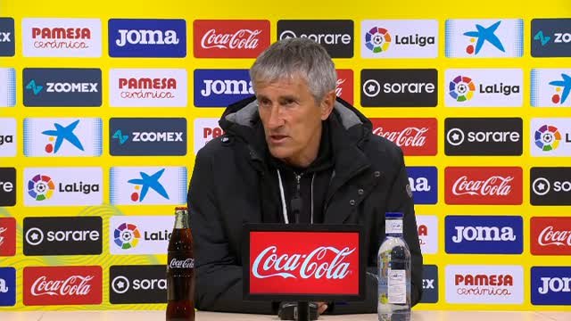 Quique Setién: La victoria nos permite cambiar la dinámica y ver el futuro con más optimismo