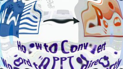 How to convert word to power point