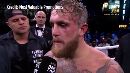 Jake Paul is Disappointed in Loss to Tommy Fury, Wants to Run it Back _ POST-FIGHT INTERVIEW