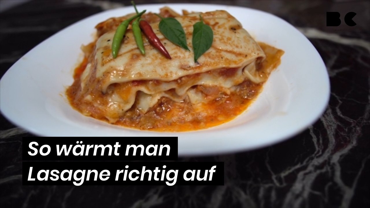 So wärmt man Lasagne richtig auf