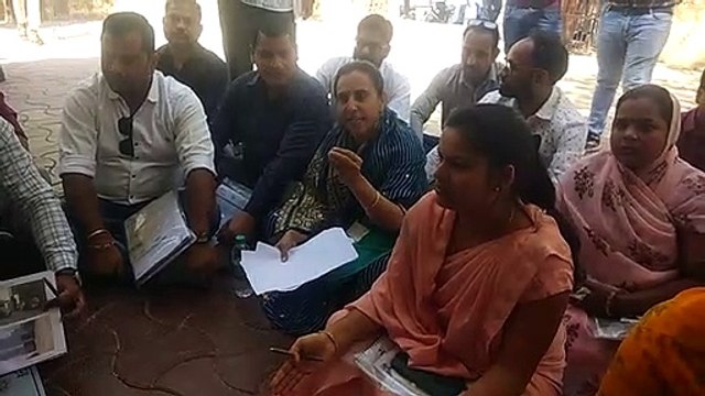 राजस्थान के इस शहर में सभापति हाय-हाय के गूंजे नारे