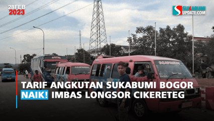 Tarif Angkutan Sukabumi Bogor Naik! Imbas Longsor Cikereteg