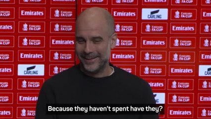 Guardiola takes cheeky swipe at Manchester United's title challenge