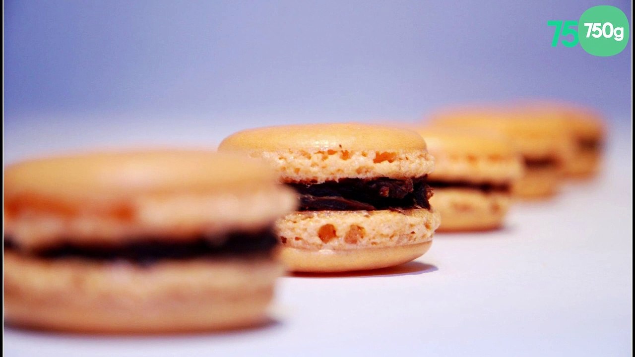 Macarons chocolat orange