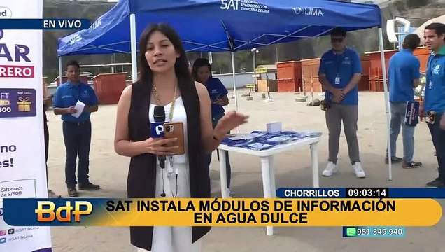 Infoplaya: SAT instala módulos de información en playa Agua Dulce