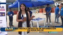Infoplaya: SAT instala módulos de información en playa Agua Dulce