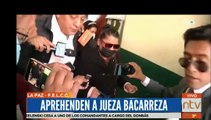Juez Bacarreza fue aprehendida por el extravió de 90 expedientes