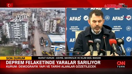 Video herunterladen: Bakan Kurum: 202 bin bina acil yıkılacak, ağır hasarlı veya yıkık