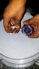 Spriggan reqiuem vs Jet Wyvern Sparking Beyblade