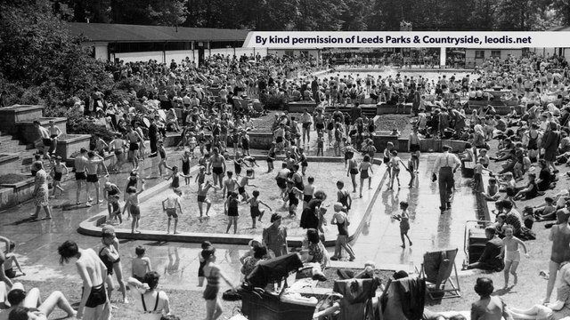Leeds Then and Today: Roundhay Park Pool