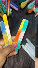 Icecream stick craft | Earrings stand using icecream stick