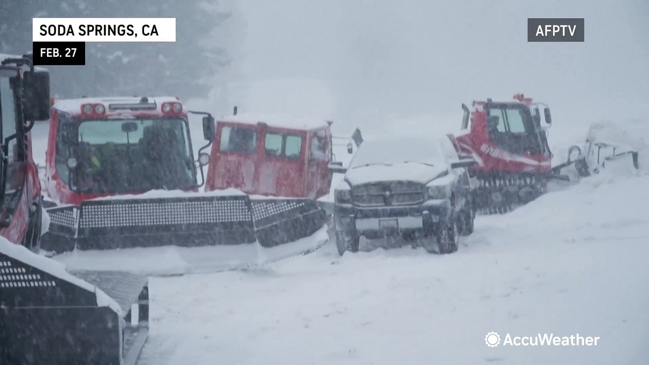 Sierra Nevada buried under record snow