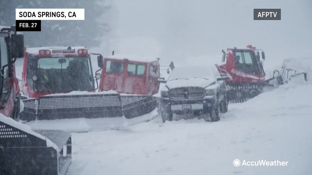 Sierra Nevada buried under record snow