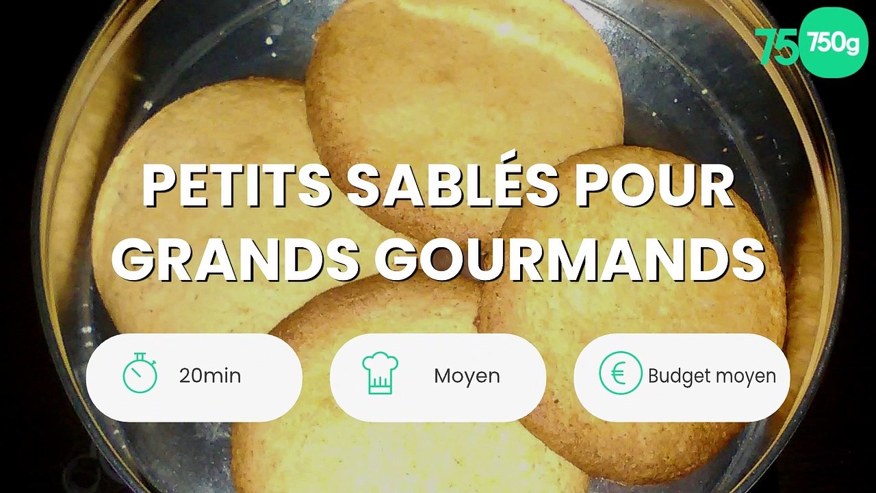 Petits sablés pour grands gourmands
