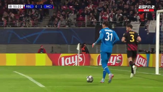 LIGA DE CAMPEONES DE LA UEFA 2022-23 - RB Leipzig (1-1) Manchester City - OCTAVOS DE FINAL - IDA - SEGUNDO TIEMPO