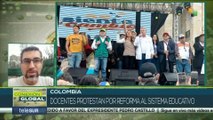 Colombia: Sindicato de educadores exige mejoras salariales