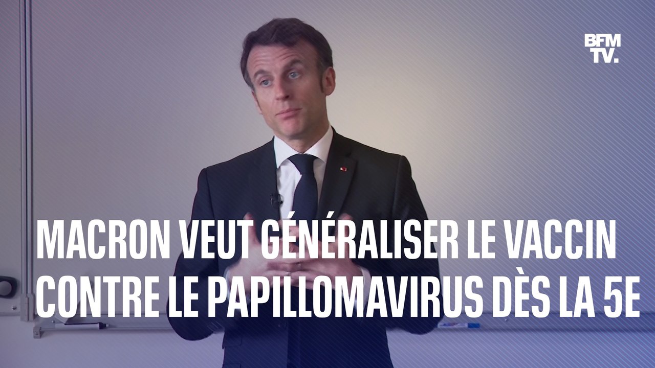 Emmanuel Macron veut "