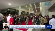 Philippine Contingent na tumulong sa rescue operations sa Türkiye, balik-Pilipinas ngayong gabi | Saksi