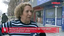 Enkazda kalmaktan son anda kurtuldu! Malatya’da bina kendiliğinden yıkıldı