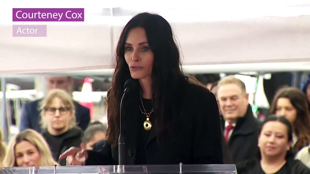 Courteney Cox Honoured With Star On Hollywood Walk of Fame