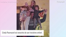 Cindy Poumeyrol enceinte de son 3e enfant et juste en petite culotte : elle dévoile sa silhouette de fin de grossesse