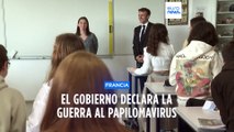 Virus del papiloma: Macron anuncia una campaña de vacunación 