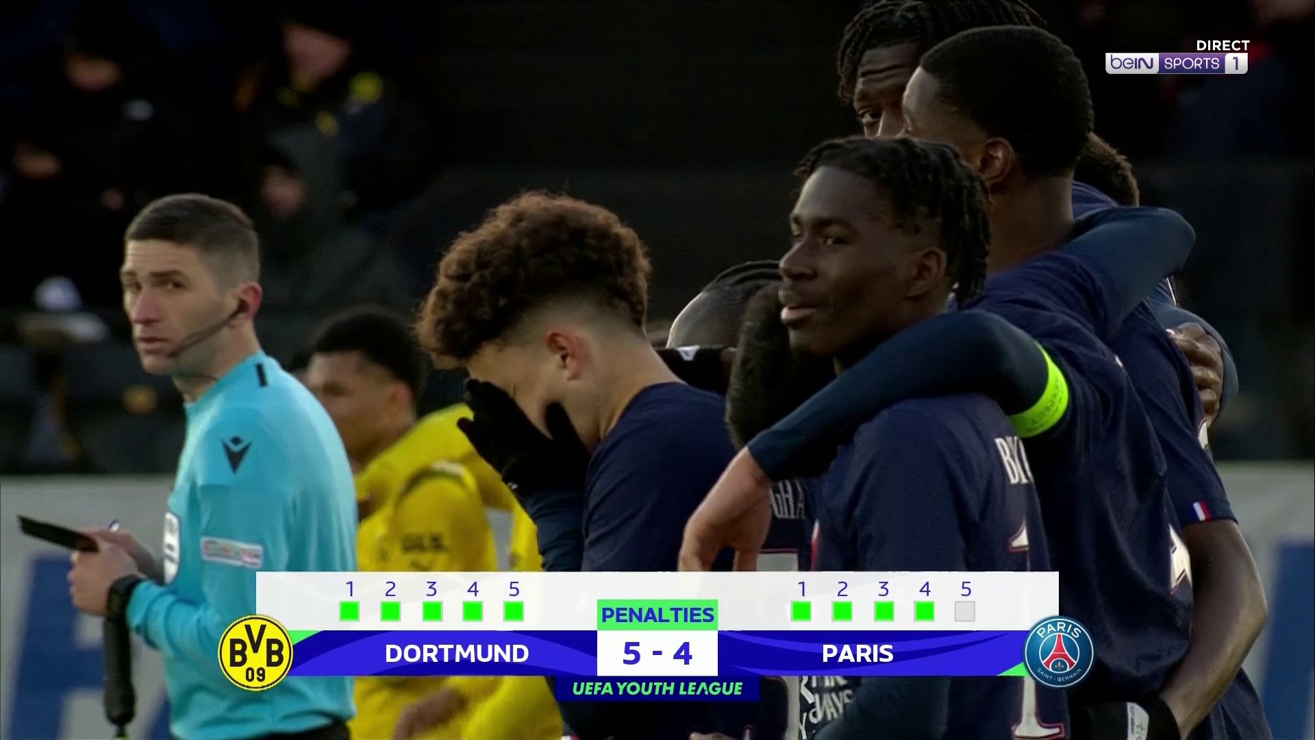 Youth League : L'intégralité de la séance de tirs au but perdue par les Titis parisiens