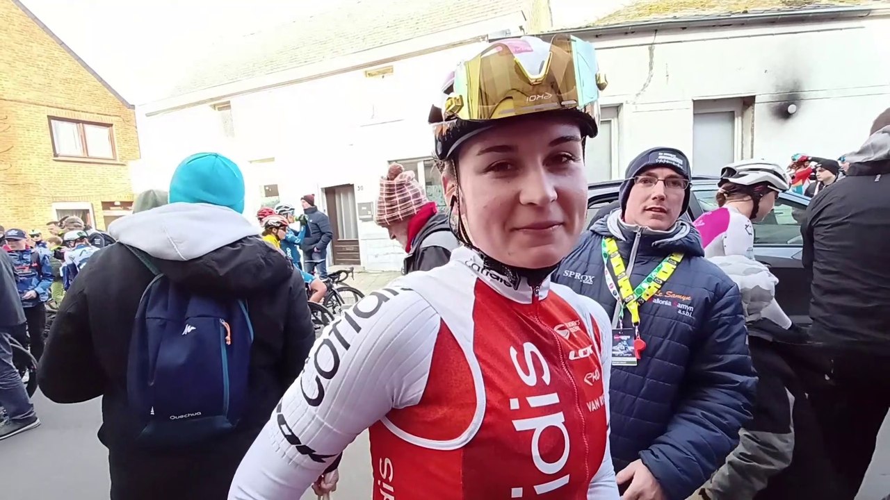Le Samyn Dames 2023 - Alana Castrique : "J'ai chuté dans les derniers mètres donc je n'ai pas pu sprinter"