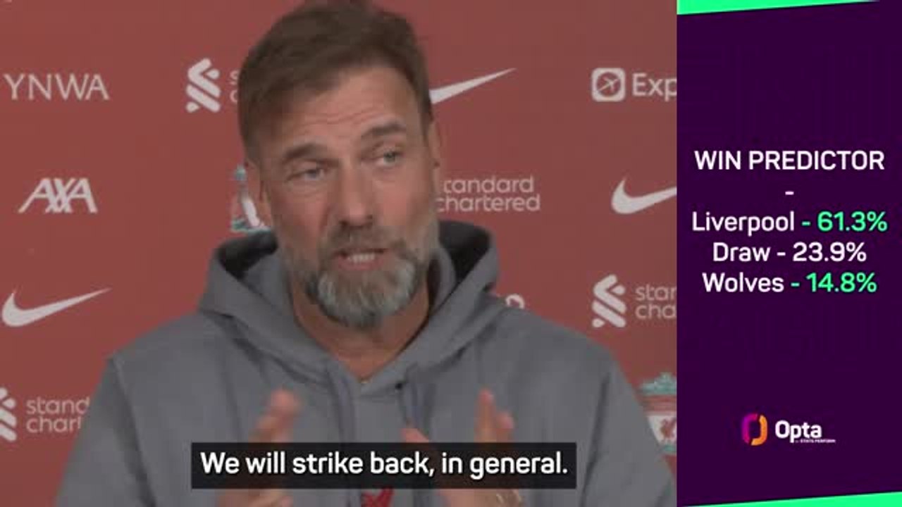 Klopp warns; 'Liverpool will strike back'