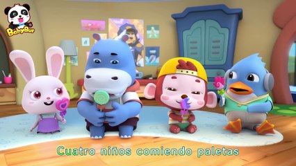 Cinco Niños Comen Paletas | Canciones Infantiles | BabyBus en Español